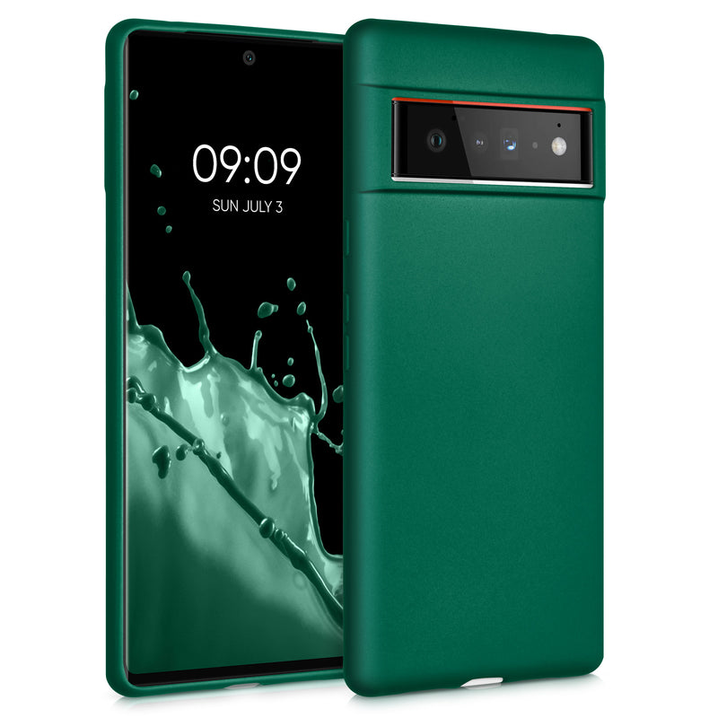 kwmobile Phone Case for Google Pixel 6 Pro - Shimmering Silicone Case - Protective Cover