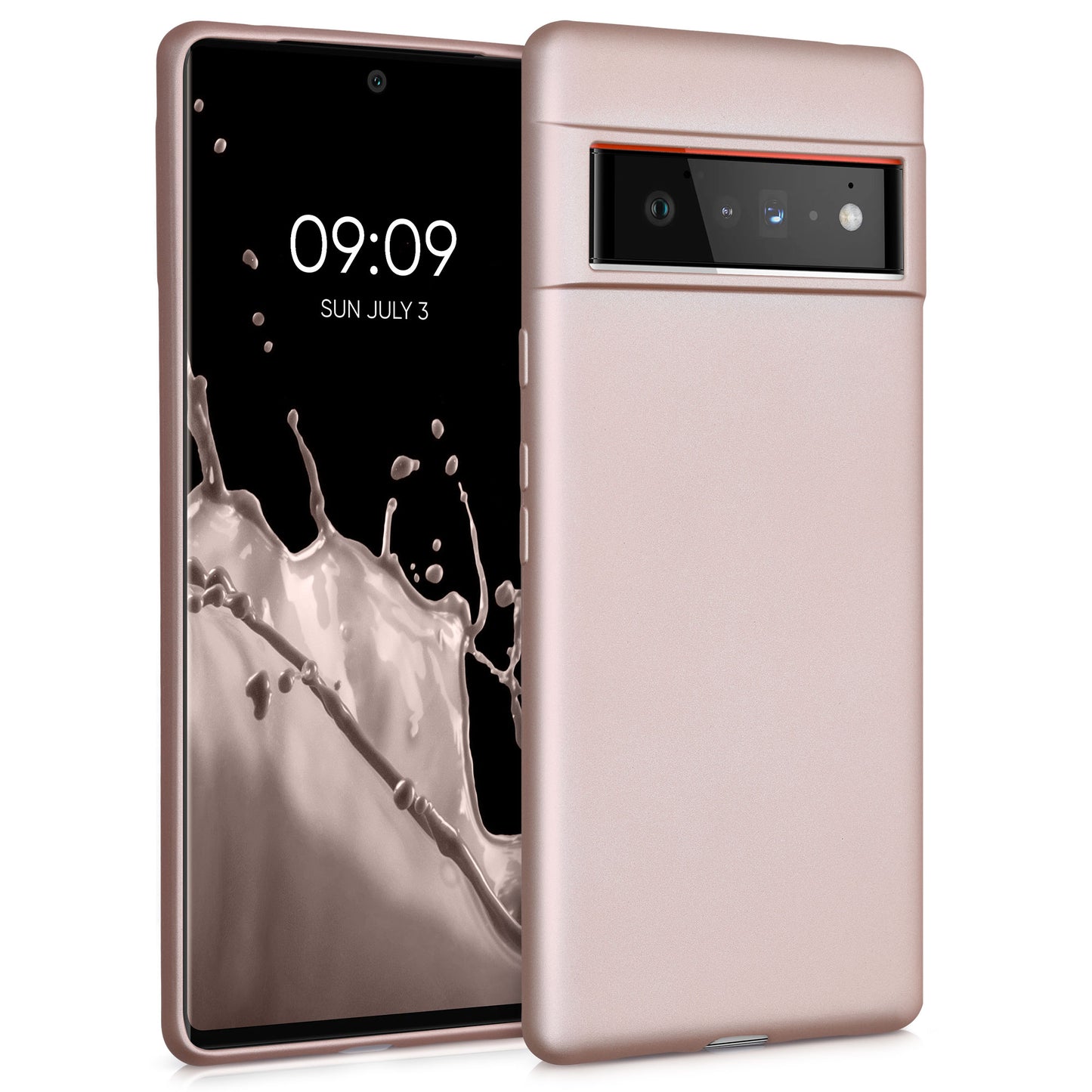 kwmobile Phone Case for Google Pixel 6 Pro - Shimmering Silicone Case - Protective Cover