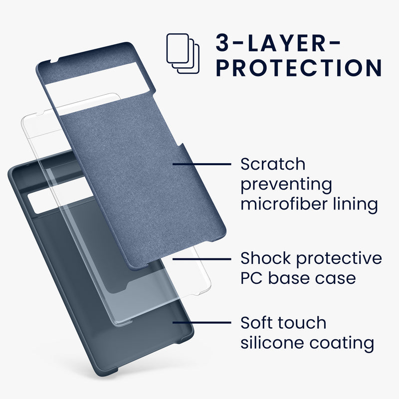 kwmobile Phone Case for Google Pixel 6 Pro Case Wireless Charging Protective Cover