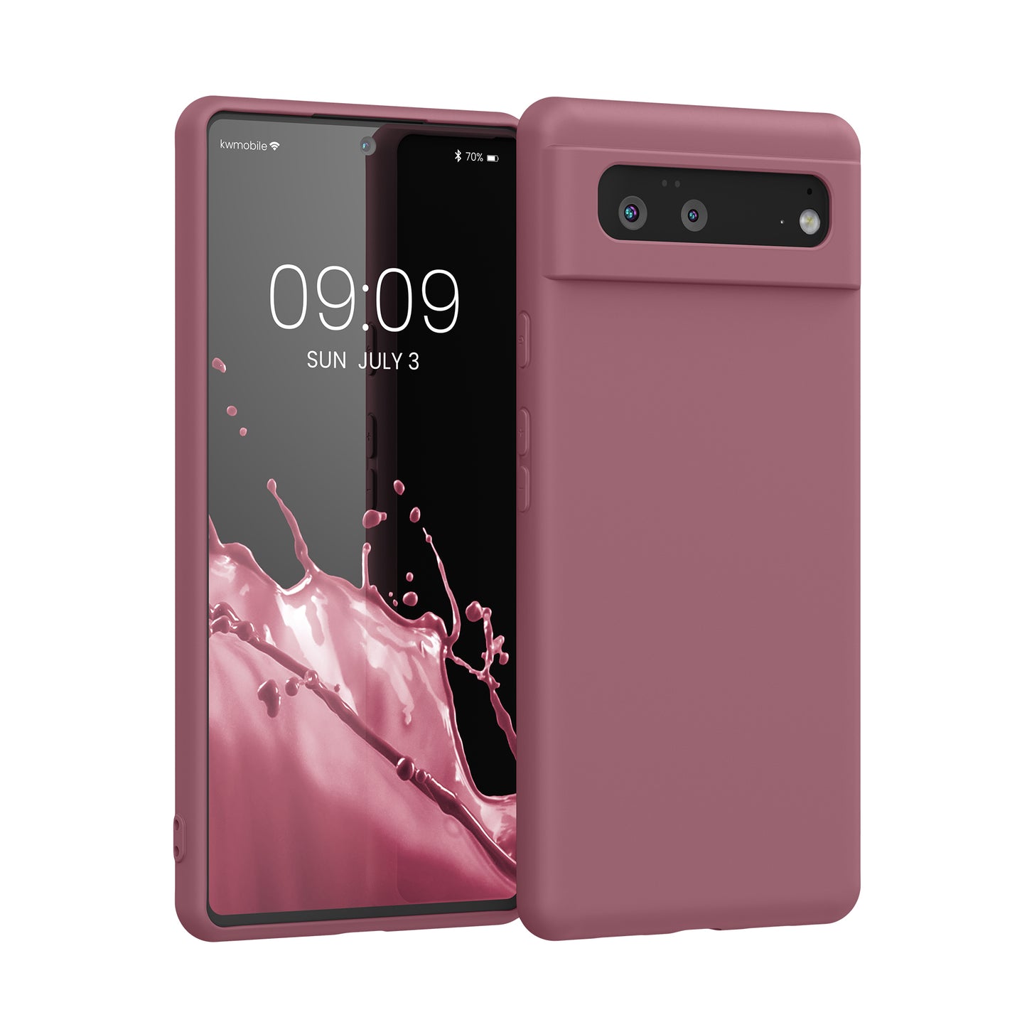 kwmobile Case Compatible with Google Pixel 6 - Protective Cover for Wireless Charging