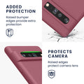 kwmobile Case Compatible with Google Pixel 6 Pro - Rubberized Silicone Phone Cover - Protective Cover for Wireless Charging - Case