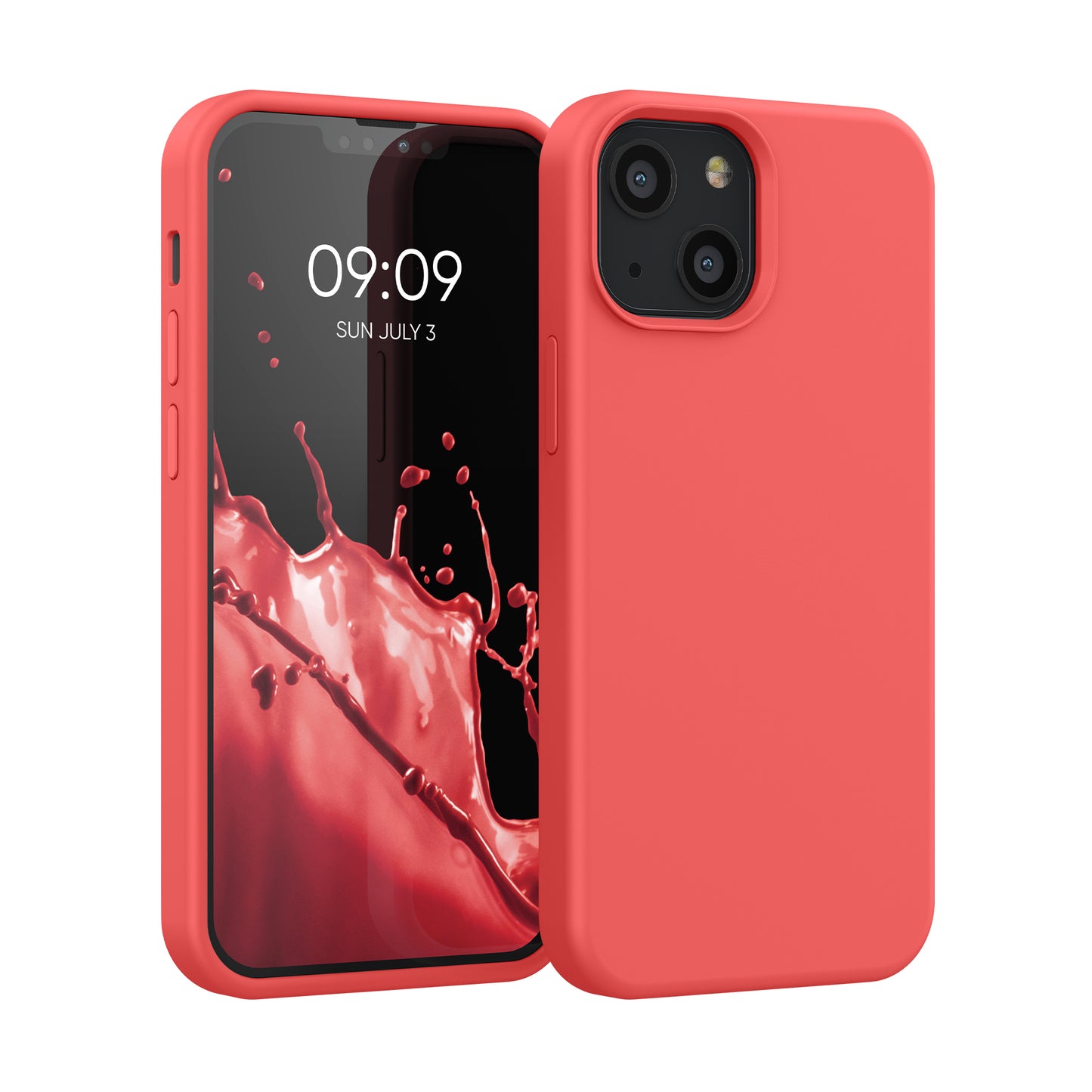 kwmobile Phone Case for iPhone 13 mini Case, for iPhone 13 mini Cover - Silicone Case - Wireless Charging