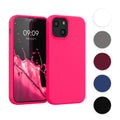 kwmobile Handyhülle für iPhone 13 mini Hülle, für iPhone 13 mini Case - Hülle Silikon - kabelloses Laden - Blue Reef Blue Reef  