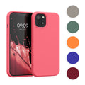 kwmobile Handyhülle für iPhone 13 Hülle, für iPhone 13 Case - Hülle Silikon - kabelloses Laden - Rot Rot  