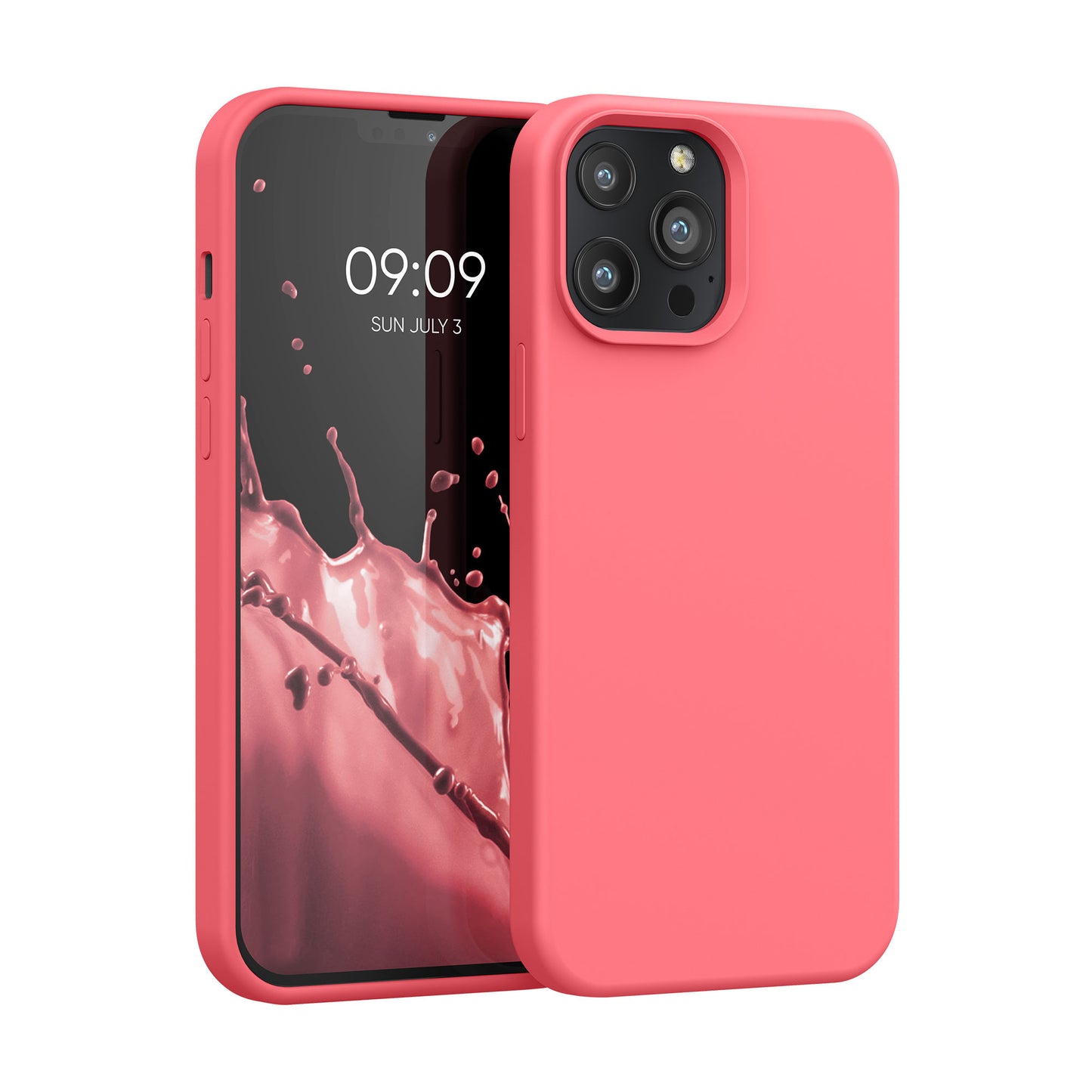 kwmobile Phone Case for iPhone 13 Pro Max Silicone Wireless Charging