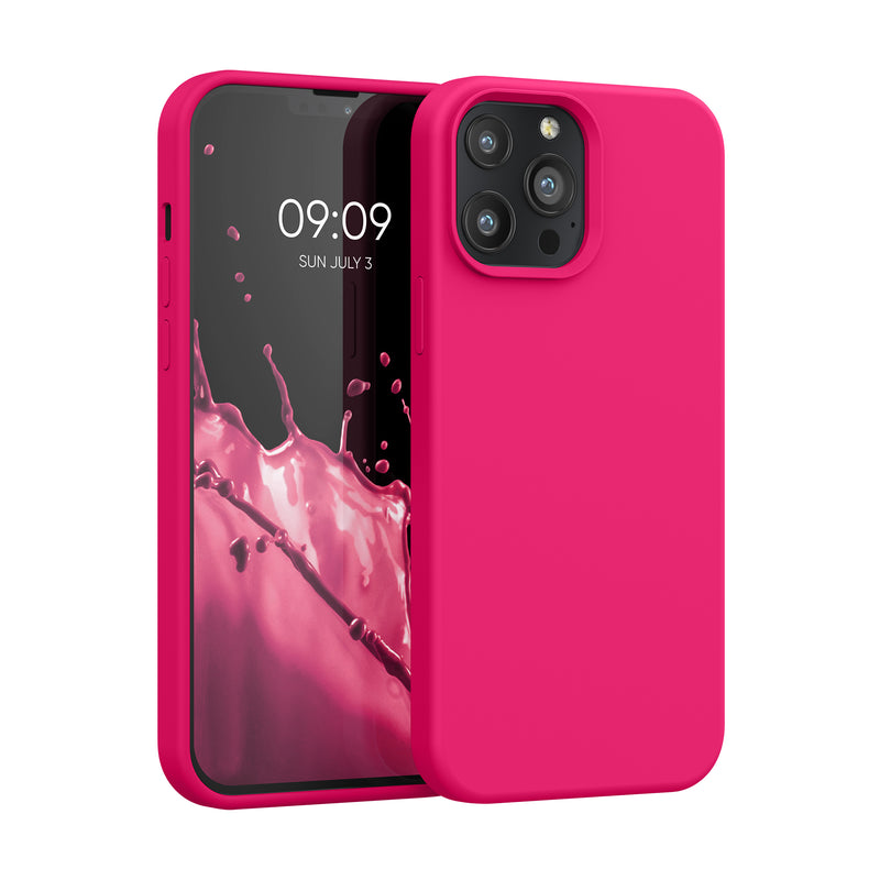 kwmobile Phone Case for iPhone 13 Pro Max Silicone Wireless Charging
