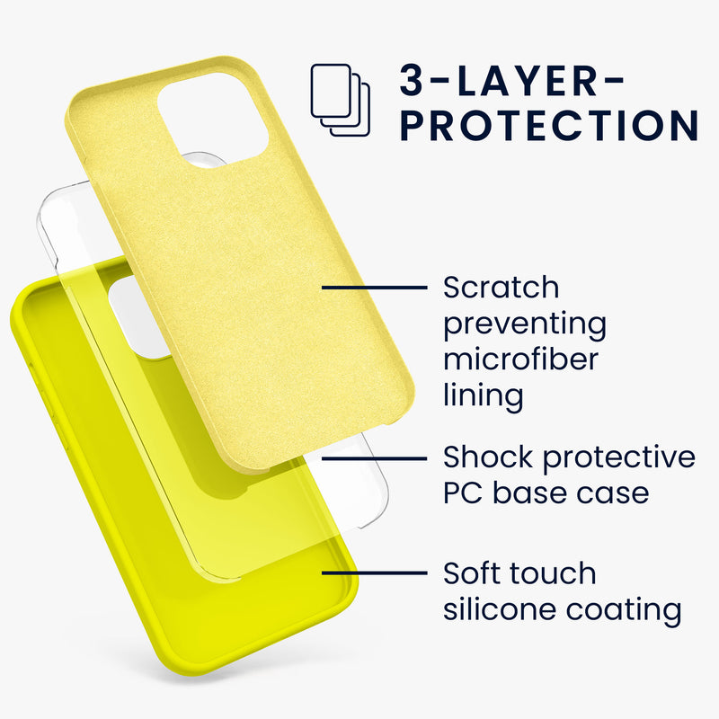 kwmobile Phone Case for iPhone 13 Pro Max Silicone Wireless Charging