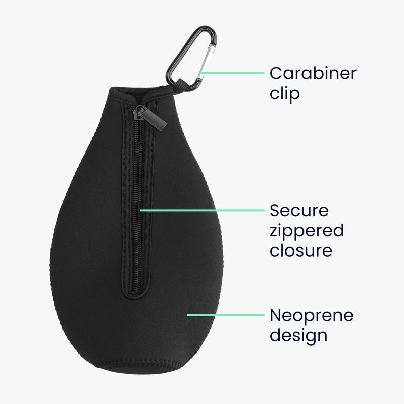 kwmobile Protective Cover Compatible with SodaStream Glass Bottle Bottle Cooler for Water Carafe