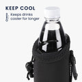 kwmobile Bottle Cooler Carrier for Beer Soda Water made of Insulated Neoprene