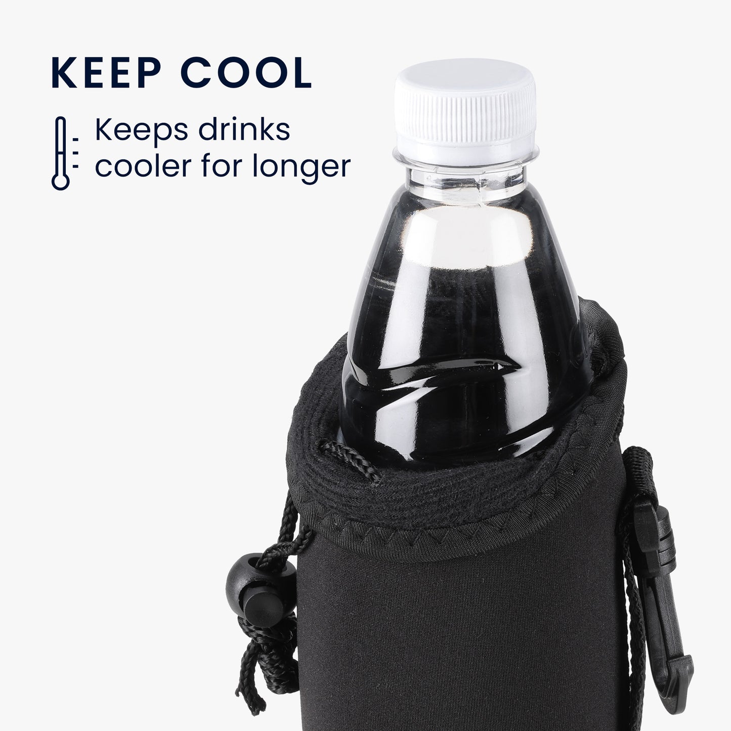 kwmobile Bottle Cooler Carrier for Beer Soda Water made of Insulated Neoprene