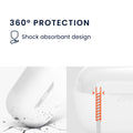 kwmobile Case Compatible with JBL Live Free NC+ TWS Case - Earphone Case - Protective Cover