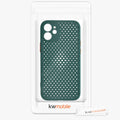 kwmobile Case Compatible with Apple iPhone 12 mini - Silicone Phone Cover - Soft Case with Heat Dissipation