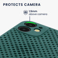 kwmobile Case Compatible with Apple iPhone 12 mini - Silicone Phone Cover - Soft Case with Heat Dissipation