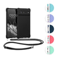kwmobile Necklace Case kompatibel mit Google Pixel 6 Hülle - Cover mit Kordel zum Umhängen - Silikon Schutzhülle Petrol Petrol  