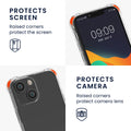 kwmobile Necklace Case compatible with Apple iPhone 13 mini - Silicone Cover with Lanyard Strap Case Transparent