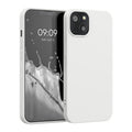 kwmobile Case Compatible with Apple iPhone 13 - Rubberized Silicone Phone Case - Protective Cover for Wireless Charging - Case