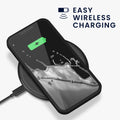 kwmobile Case Compatible with Apple iPhone 13 - Rubberized Silicone Phone Case - Protective Cover for Wireless Charging - Case