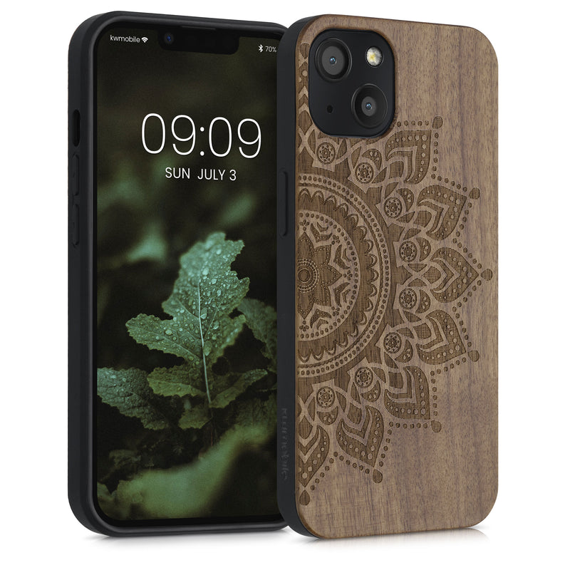 kwmobile Case Compatible with Apple iPhone 13 Phone Cover TPU Case Compass Vintage