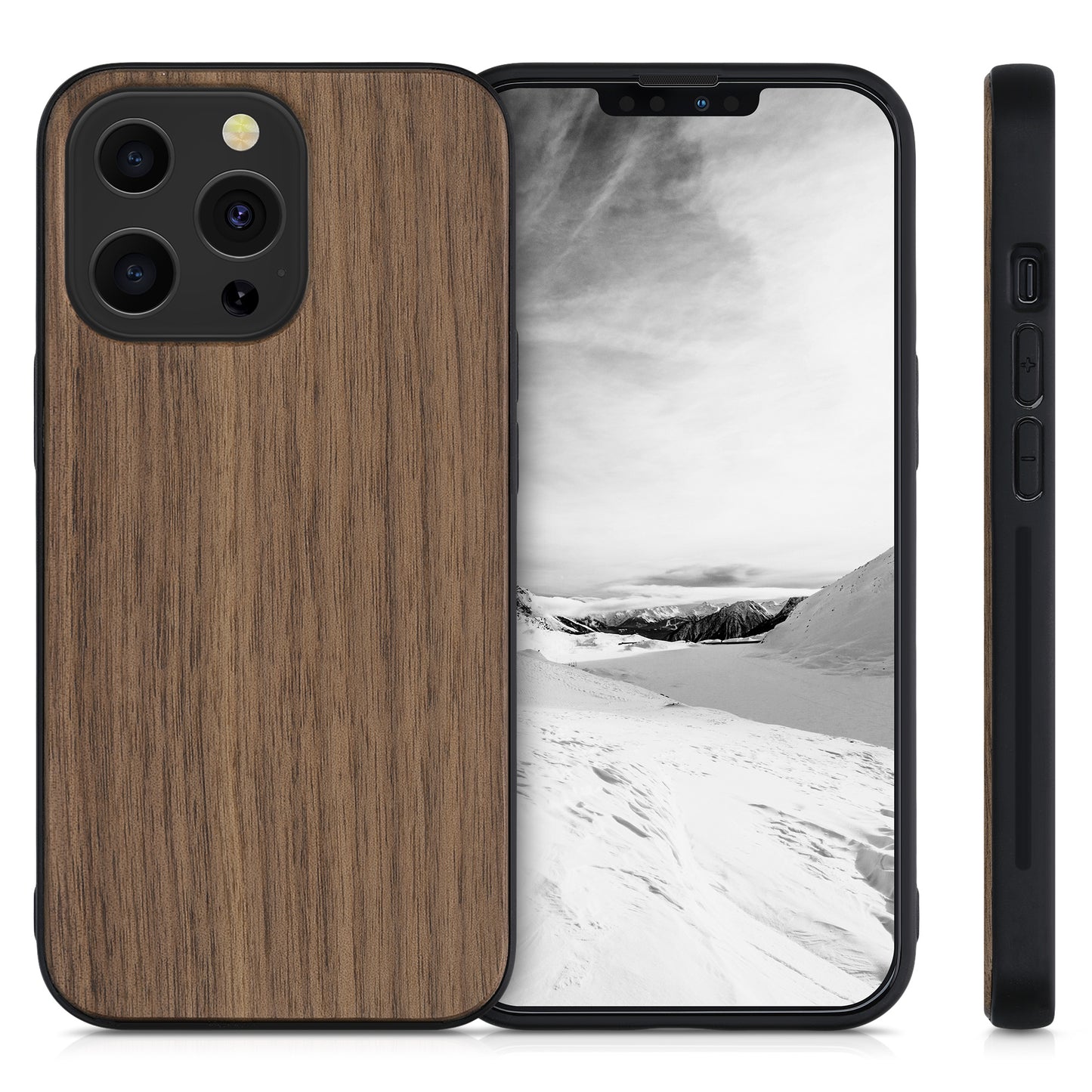 kwmobile Case Compatible with Apple iPhone 13 Pro Shockproof Phone Cover TPU Phone Case