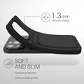 kwmobile Case Compatible with Apple iPhone 13 Pro - Phone Cover with Card Slot