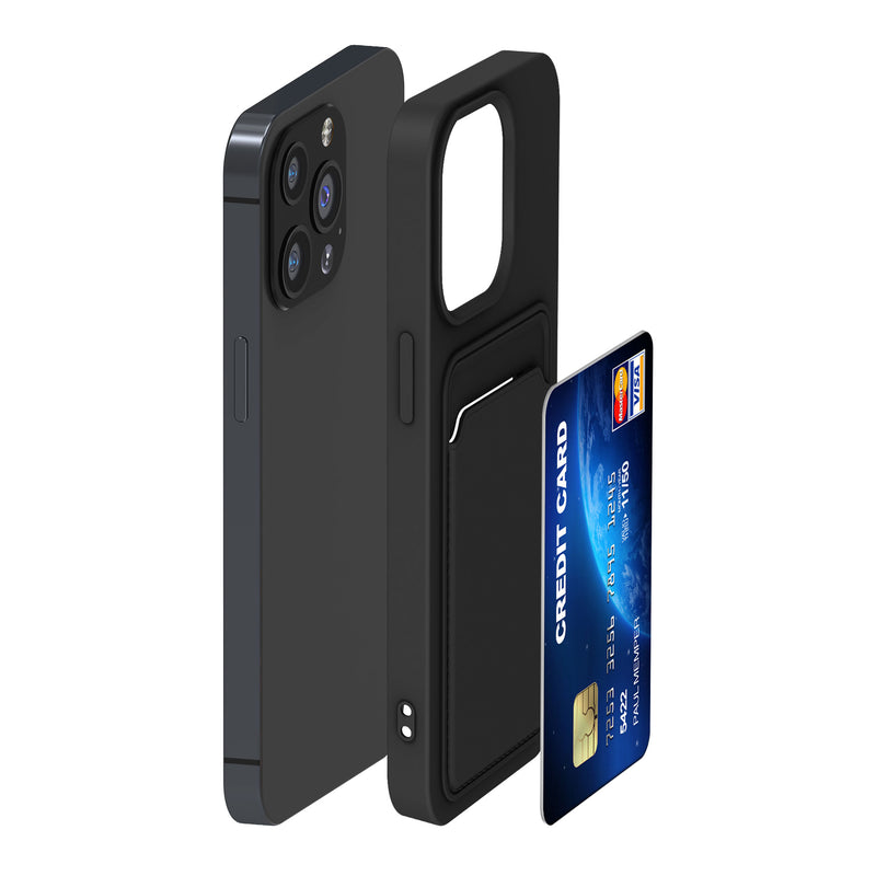 kwmobile Case Compatible with Apple iPhone 13 Pro - Phone Cover with Card Slot