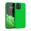 kwmobile Case Compatible with Apple iPhone 13 Pro Max - Rubberized Silicone Phone Cover - Wireless Charging Protective Case - Case