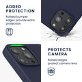 kwmobile Case Compatible with Apple iPhone 13 Pro Max - Rubberized Silicone Phone Cover - Wireless Charging Protective Case - Case