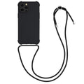 kwmobile Necklace Case compatible with Apple iPhone 13 Pro Max - Cover with Lanyard - Silicone Protective Case