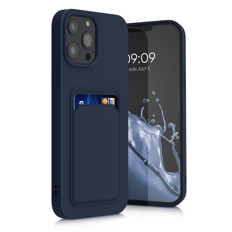 kwmobile Phone Case Compatible with Apple iPhone 13 Pro Max - Phone Cover with Card Slot
