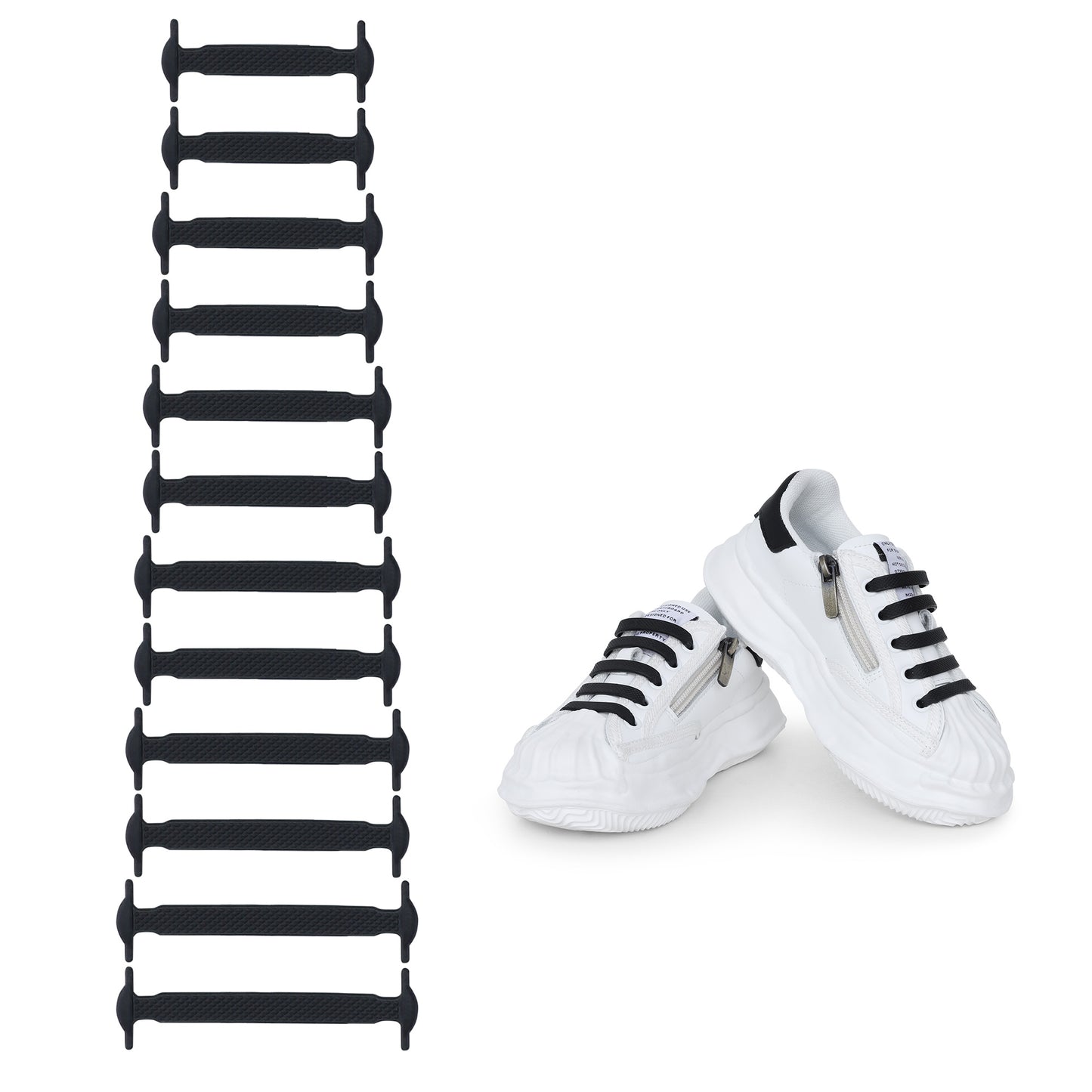 12x Elastic Shoelaces