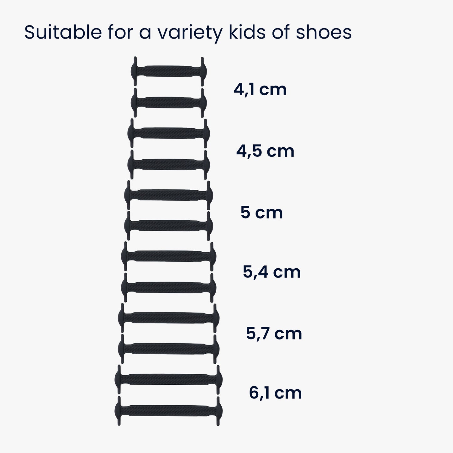 12x Elastic Shoelaces