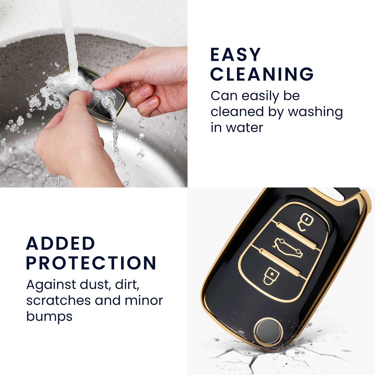 Silicone case compatible with Hyundai car key
