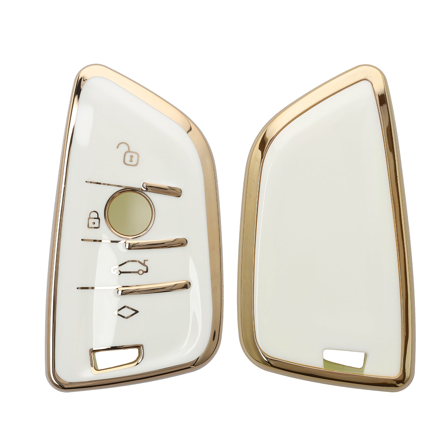 kwmobile Car Key Cover Compatible with BMW 3-Button Smart Key - Silicone Cover