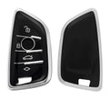 kwmobile Car Key Cover Compatible with BMW 3-Button Smart Key - Silicone Cover