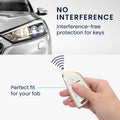 kwmobile Car Key Cover Compatible with BMW 3-Button Smart Key - Silicone Cover