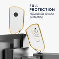 kwmobile Car Key Cover Compatible with VW Golf 8 3-Button Car Key