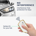 kwmobile Car Key Cover Compatible with VW Golf 8 3-Button Car Key