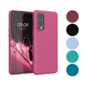 kwmobile Hülle kompatibel mit OnePlus Nord 2 5G Hülle - weiches TPU Silikon Case - Cover geeignet für kabelloses Laden - Schwarz matt Schwarz matt  