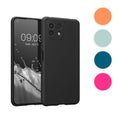 kwmobile Hülle kompatibel mit Xiaomi 11 Lite (5G) NE / Mi 11 Lite (5G) Hülle - gummierte TPU Silikon Handyhülle - Schutzhülle für kabelloses Laden - Case in Cool Mint Cool Mint  