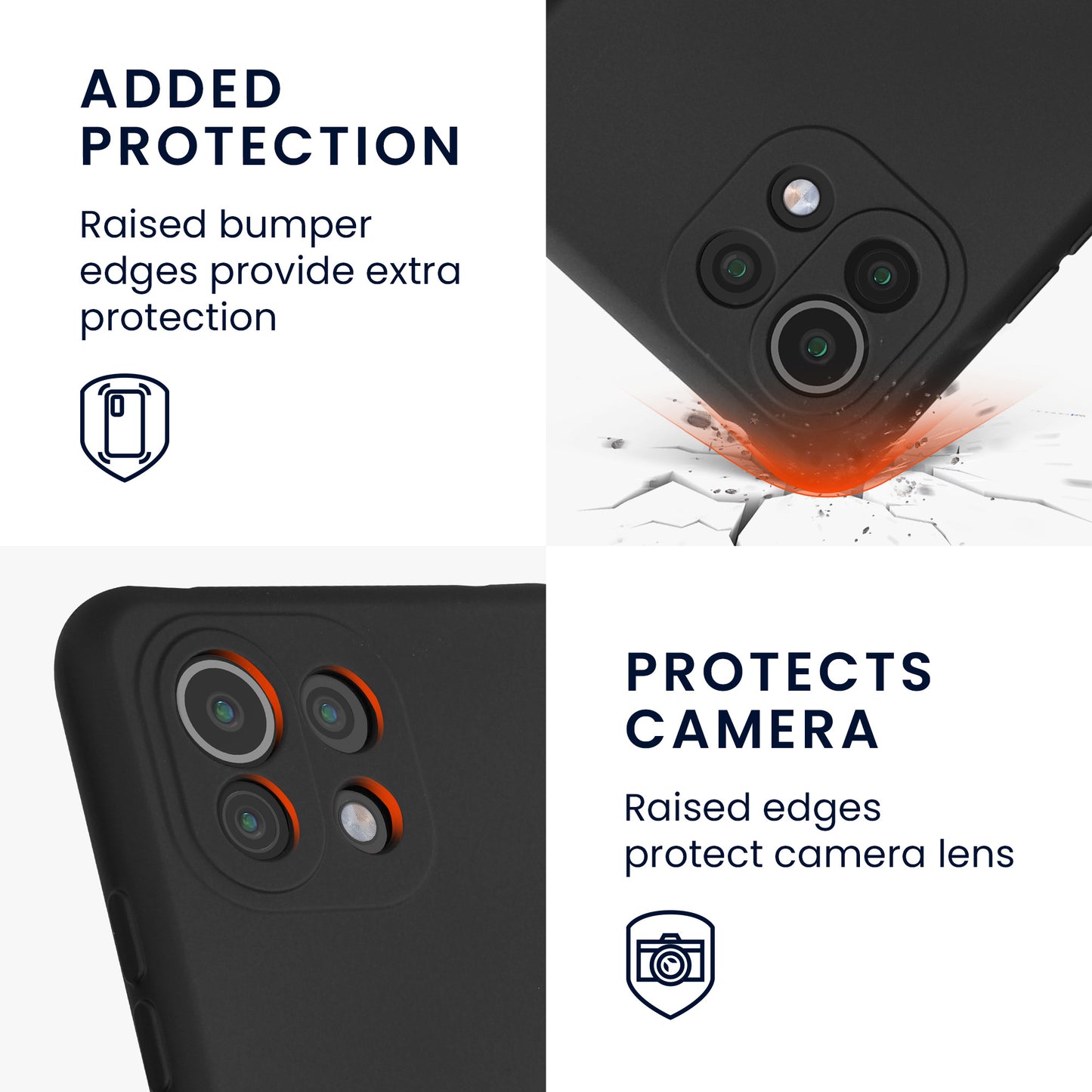 Slim Rubberized Silicone Case for Xiaomi 11 Lite (5G) NE / Mi 11 Lite (5G) in Cool Mint