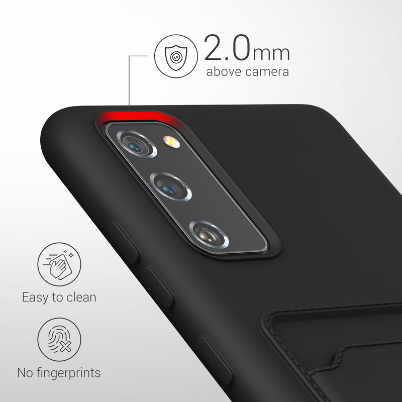 kwmobile Phone Case compatible with Samsung Galaxy S20 FE - Phone Cover with Card Slot