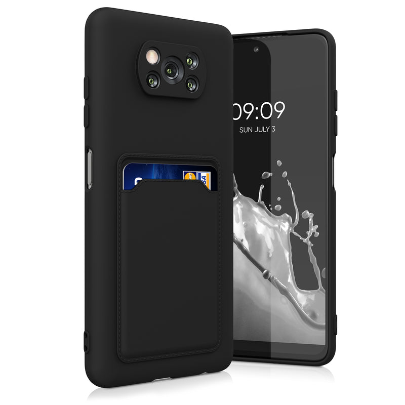 kwmobile Phone Case compatible with Xiaomi Poco X3 NFC / Poco X3 Pro Case - Cell Phone Cover with Card Slot