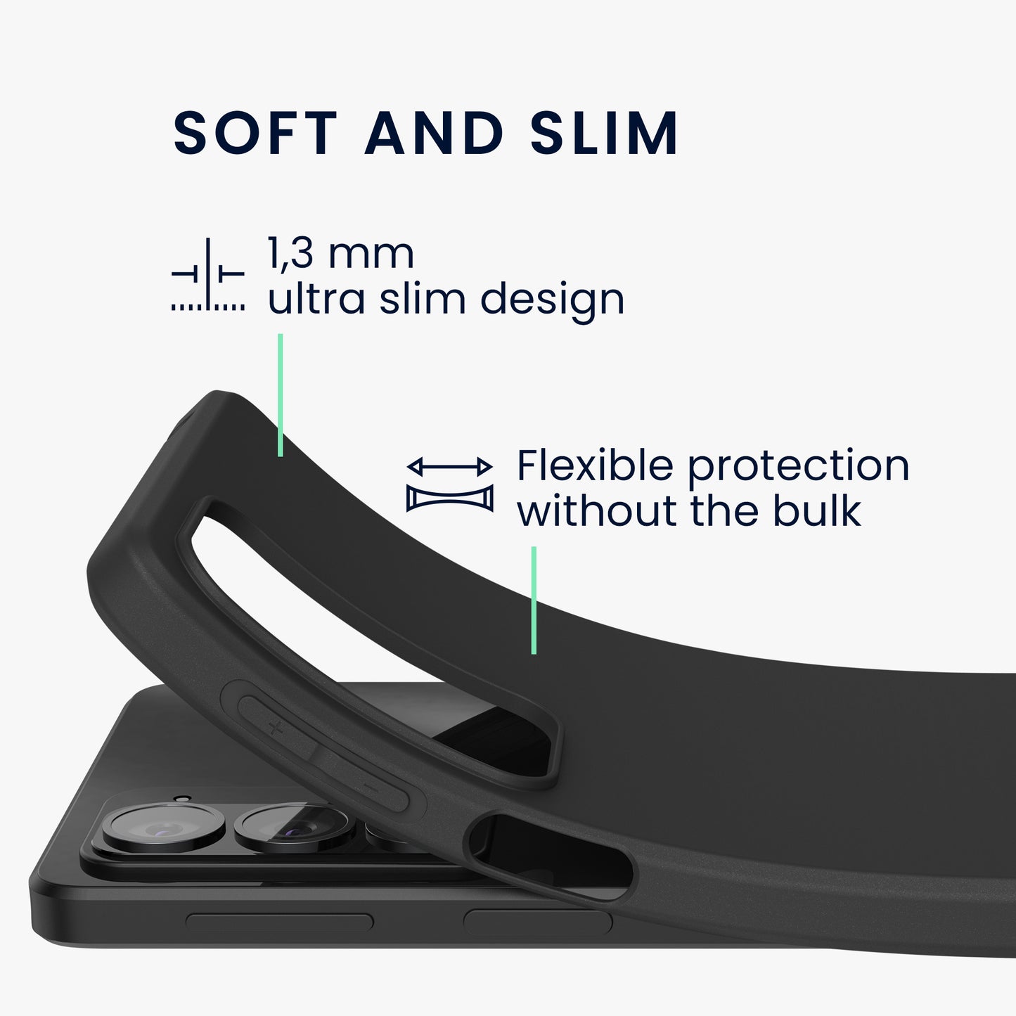 kwmobile Case for Motorola Edge 20 Case Wireless Charging Protective Cover