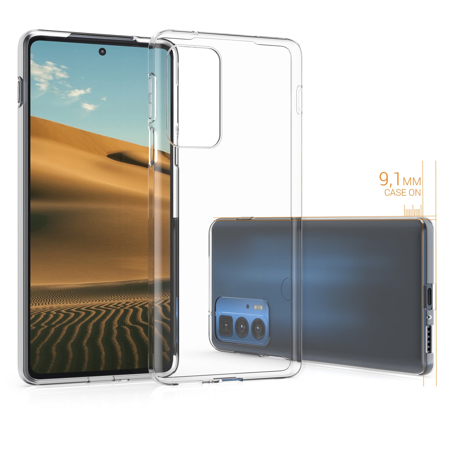 kwmobile Case Compatible with Motorola Edge 20 Pro - Phone Cover