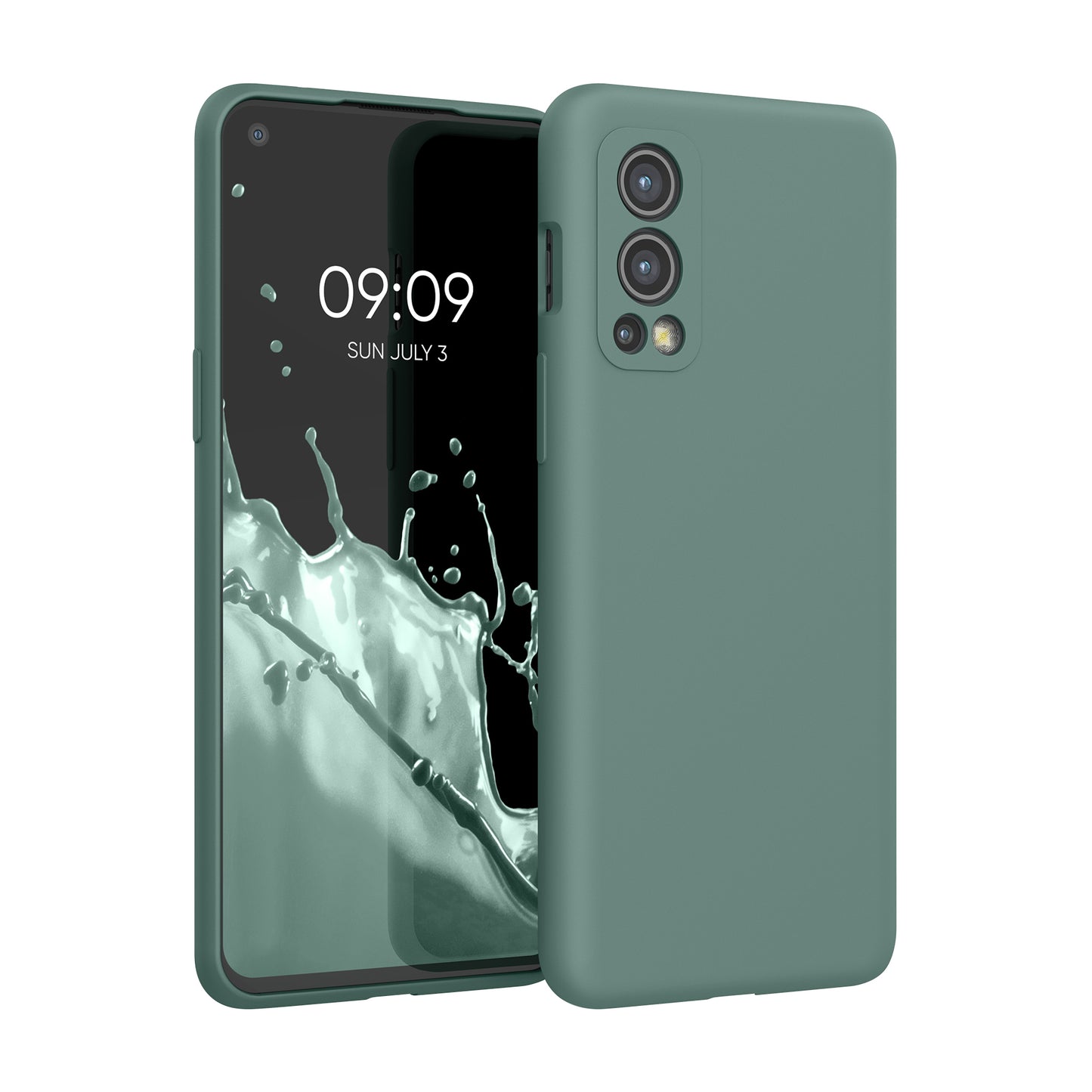 kwmobile Phone Case for OnePlus Nord 2 5G - Cover - Wireless Charging - Protective Case