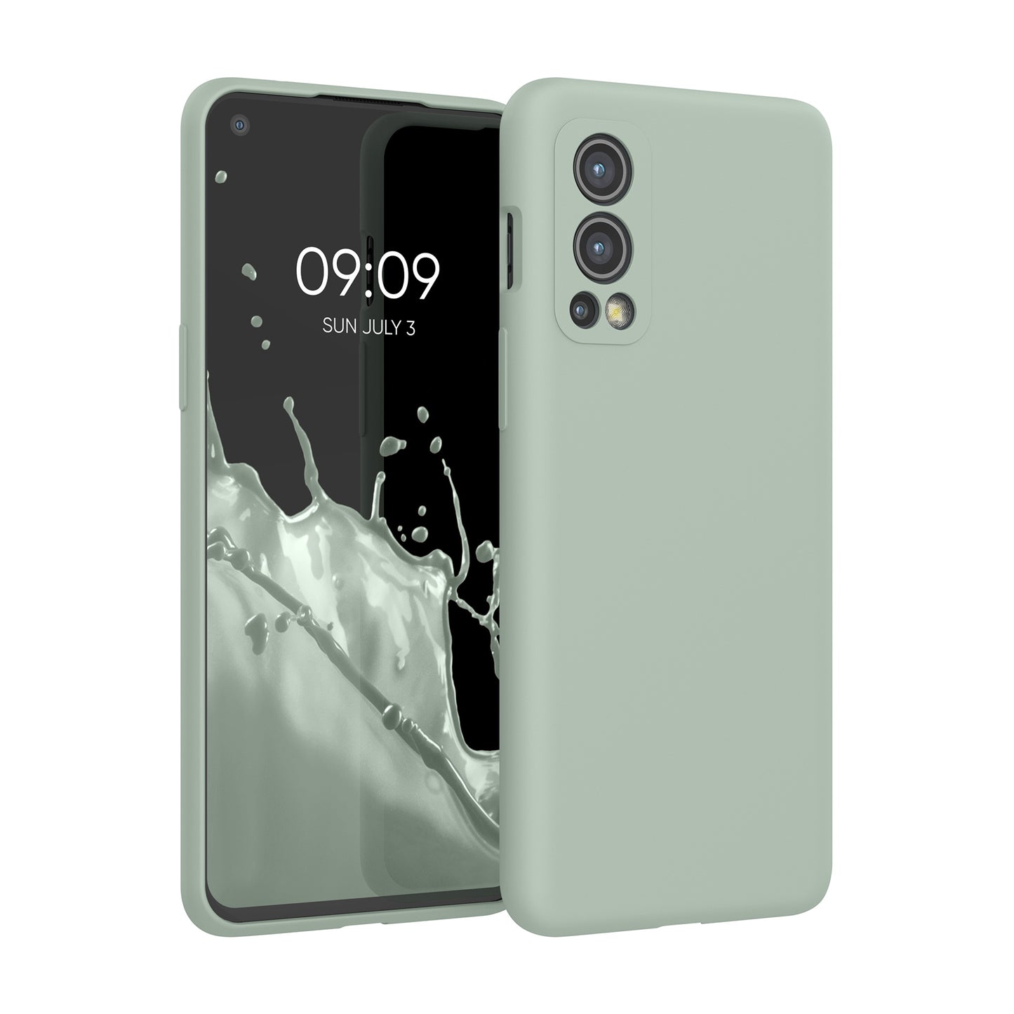 kwmobile Phone Case for OnePlus Nord 2 5G - Cover - Wireless Charging - Protective Case
