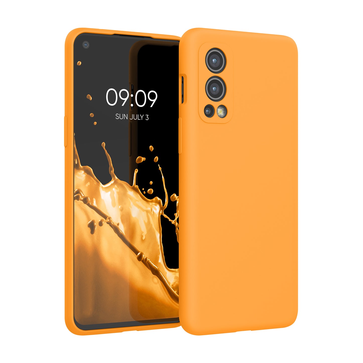 kwmobile Phone Case for OnePlus Nord 2 5G - Cover - Wireless Charging - Protective Case