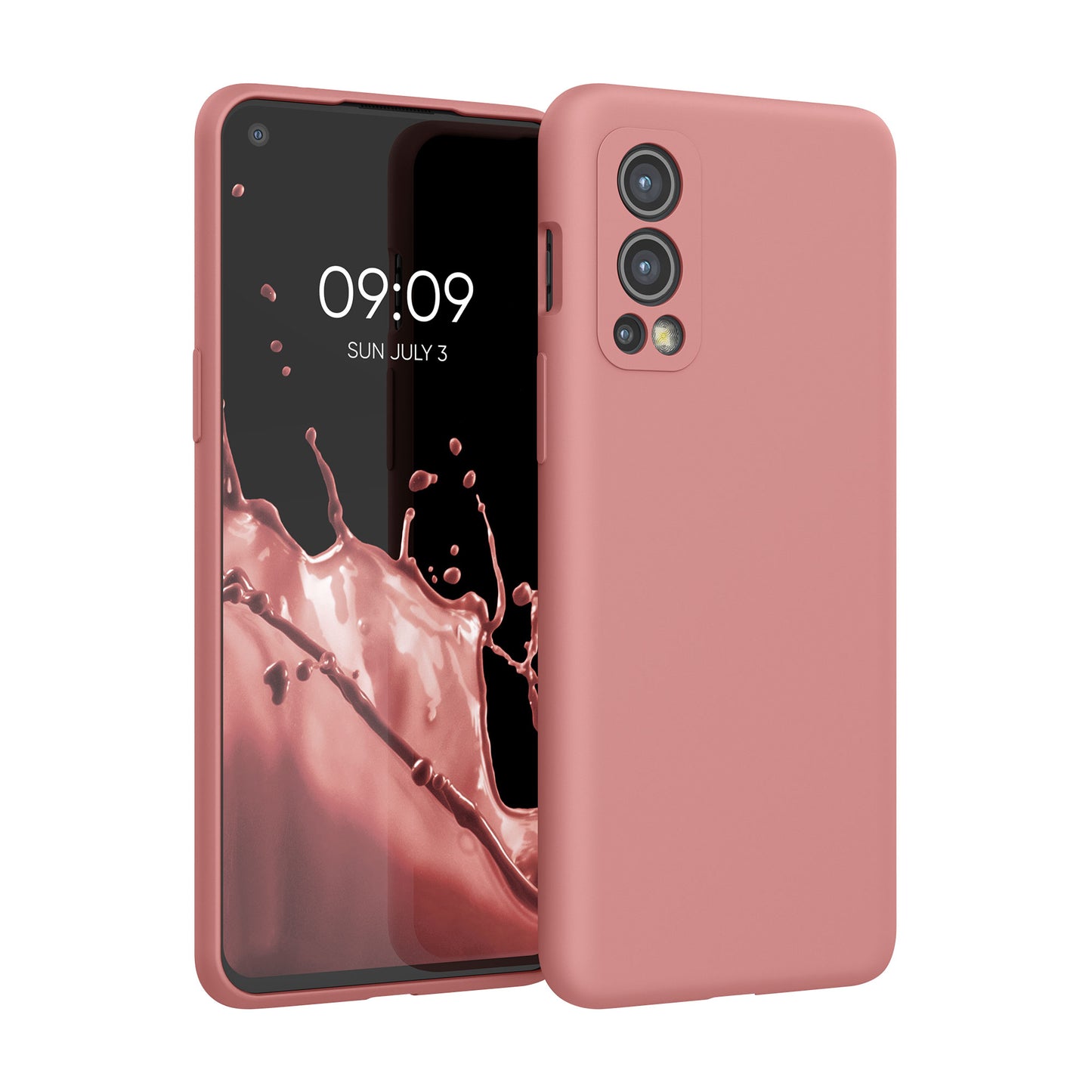 kwmobile Phone Case for OnePlus Nord 2 5G - Cover - Wireless Charging - Protective Case