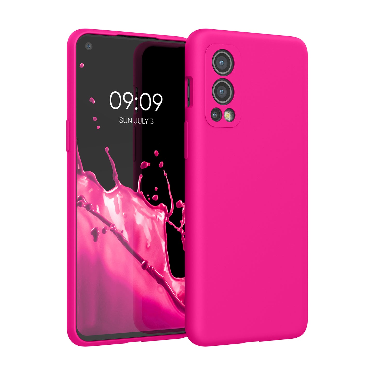 kwmobile Phone Case for OnePlus Nord 2 5G - Cover - Wireless Charging - Protective Case