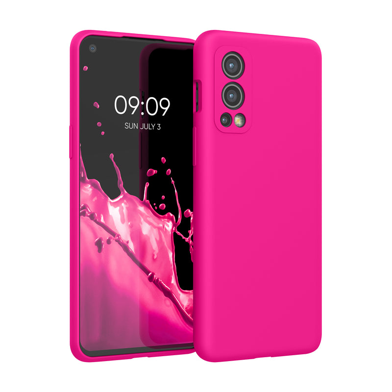 kwmobile Phone Case for OnePlus Nord 2 5G - Cover - Wireless Charging - Protective Case